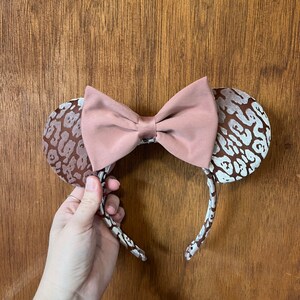 Animal print ears, Minnie ears, character, ears, Travel accessories
