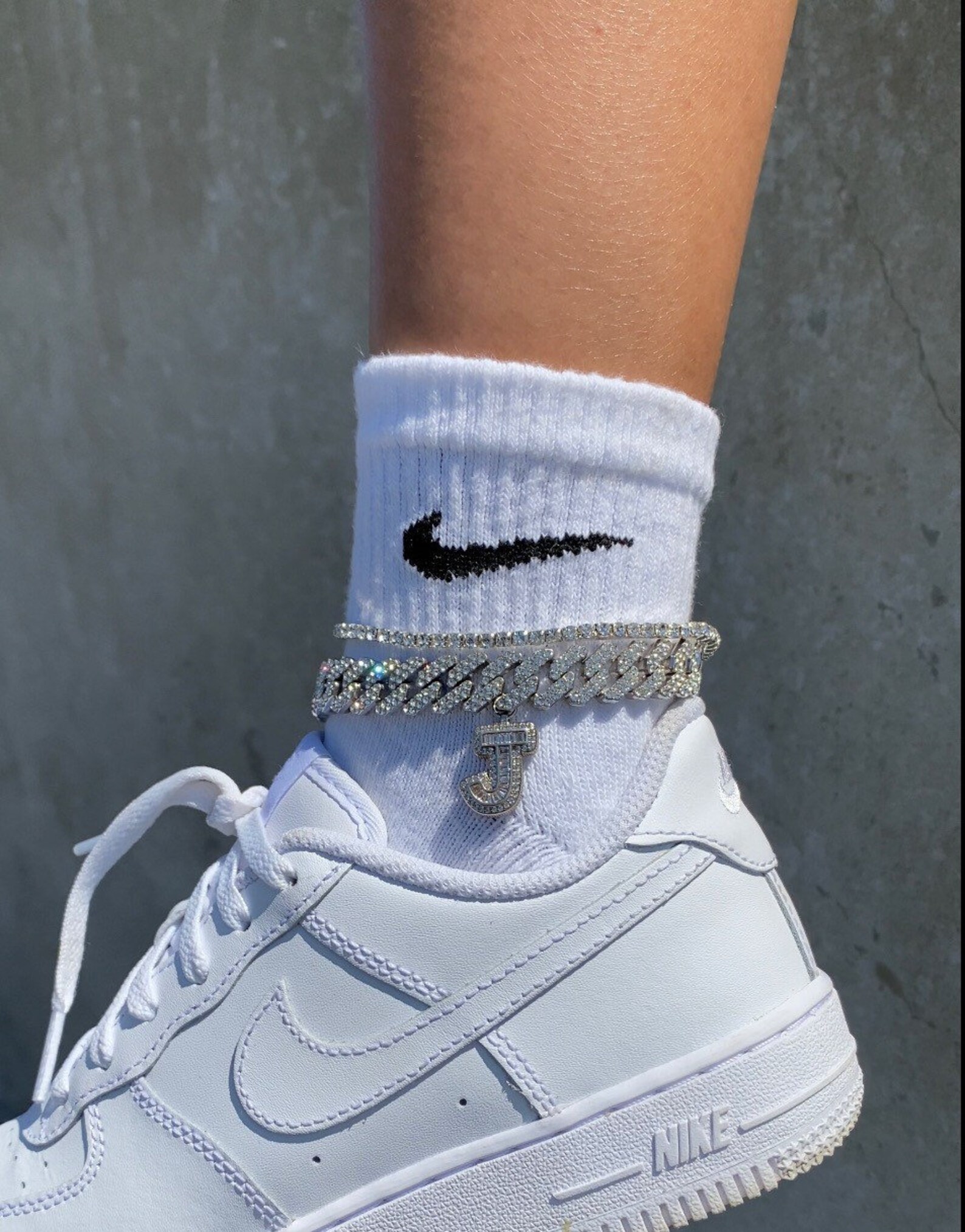 anklet cuban chain