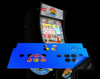 Arcade1up "Street Fighter 2" deck protector overlay - For the Arcade1up original "Street Fighter 2" (wave 1) deck