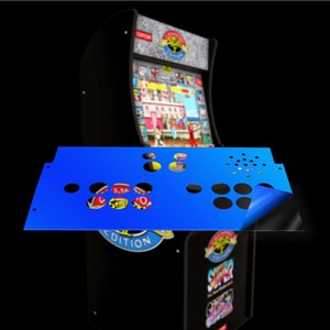 Arcade1up "Street Fighter 2" deck protector overlay - For the Arcade1up original "Street Fighter 2" (wave 1) deck