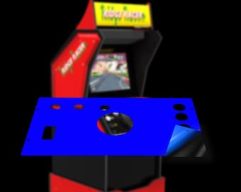 For Arcade1up "ridge racer" custom deck protector overlay - ridge racer