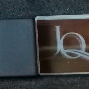 16gb metallic USB key Add simple monogram or initials on glass only Wedding or Special Occasion Gift image 4