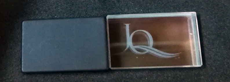 16gb metallic USB key Add simple monogram or initials on glass only Wedding or Special Occasion Gift image 4