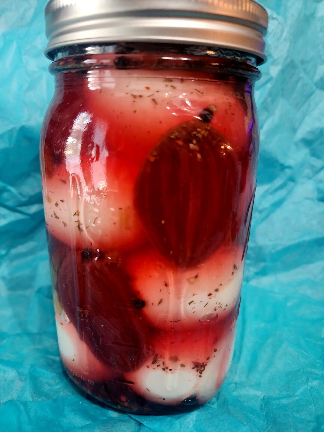 Pickled Eggs With Beets and Jalepenos Etsy