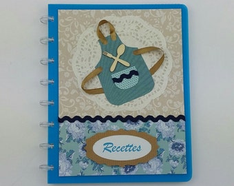 Book of recipes Virgin/made handmade/unique/book kitchen/notebook/gift/housewarming/mother of the mothers/hostess gift