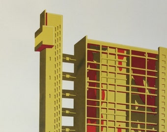 TRELLICK TOWER 'Camouflage' Screenprint