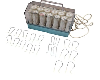 Clairol 20 Instant Hairsetter 1968 Vintage Tested Works Hot Curlers Clips
