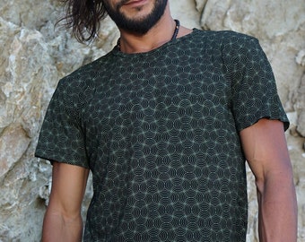 Men Vibe T-shirt~Mens T-shirt~Tribal Clothing~Mens Hippie Clothing~Festival Clothing~Psy Wear~Psychedelic Clothing~Psy Clothing
