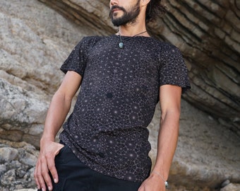 Higher Dimention T-shirt~Mens T-shirt~Tribal Clothing~Hippie Clothing~Festival Clothing~Psy Wear~Psychedelic Clothing~Psy Clothing~
