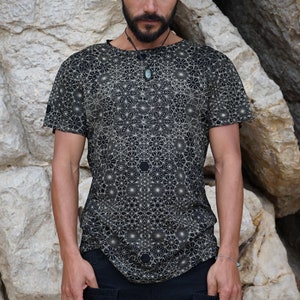 Higher Dimention T-shirt~Mens T-shirt~Tribal Clothing~Hippie Clothing~Festival Clothing~Psy Wear~Psychedelic Clothing~Psy Clothing~
