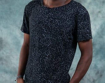 Männer Bio-Druck T-shirt~Herren T-shirt~Tribal Kleidung~Herren Hippie Kleidung~Festival Kleidung~Psy Kleidung~Psychedelische Kleidung~Psy Kleidung