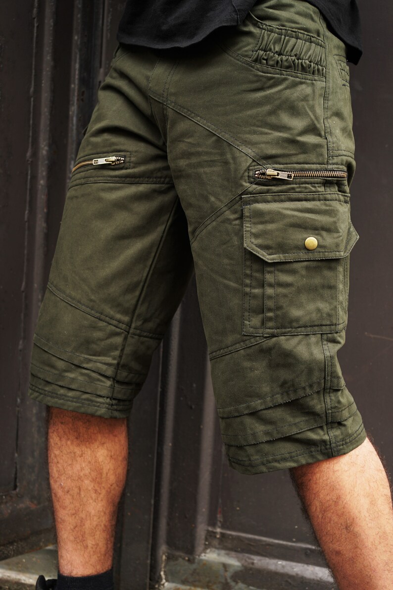 Cargo Psychedelic ShortsMen Goa PantsTribal ClothingGothic Etsy