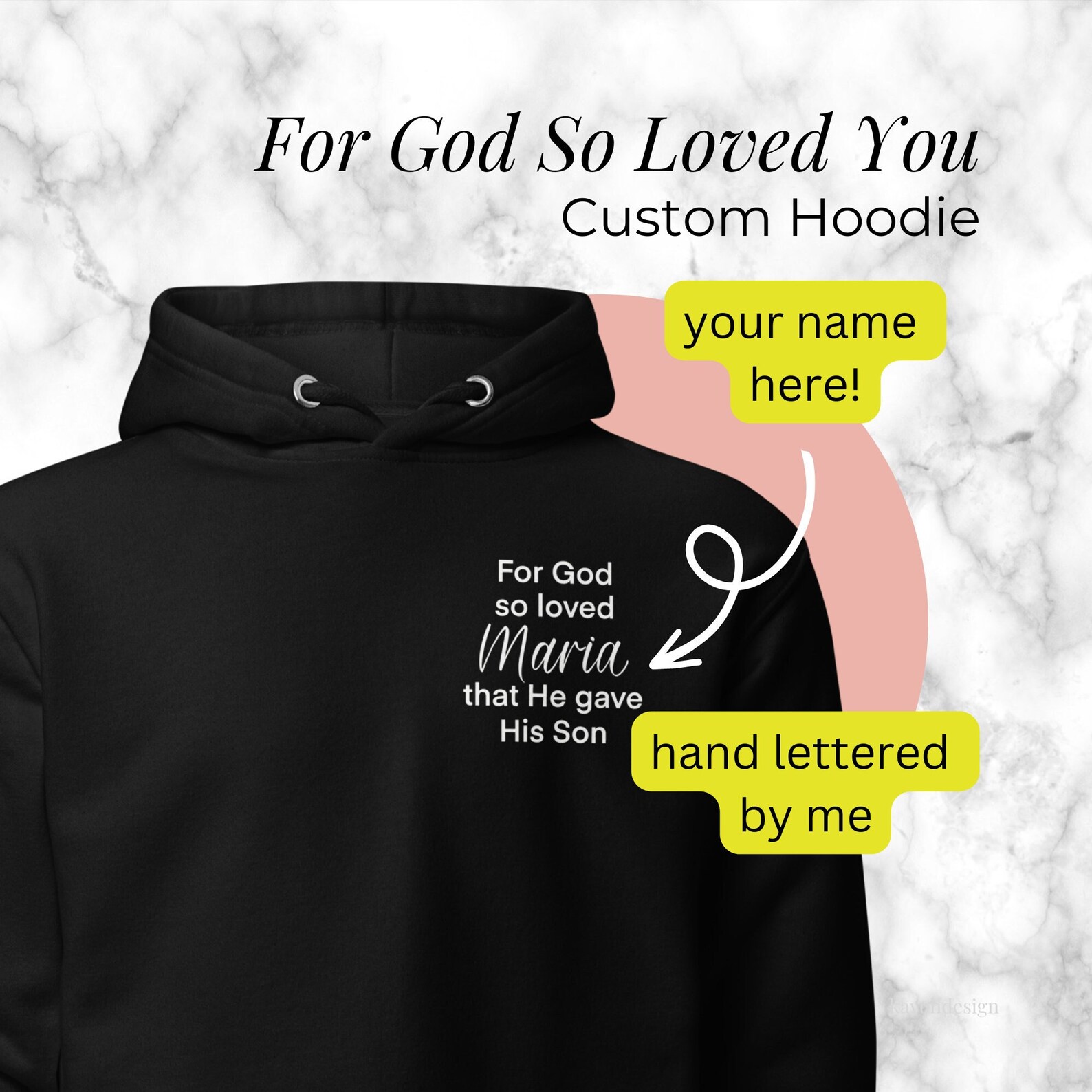 For God So Loved You Embroidery Cap main image 0