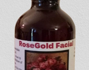 RoseGold Facial with 24K Colloidal Gold and Copper, 4 ounces