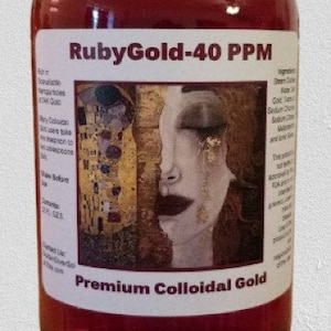 RubyGold 40 PPM Colloidal Gold-32 ounces