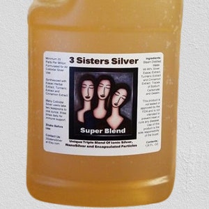 3SS-Super Blend 20 PPM Colloidal Silver-gallon