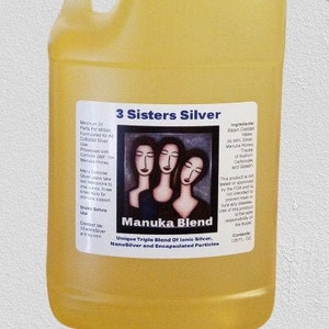 3SS-Manuka Blend 20 PPM Colloidal Silver-gallon