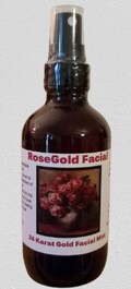 RoseGold Facial with 24K Colloidal Gold and Copper, 4 ounces
