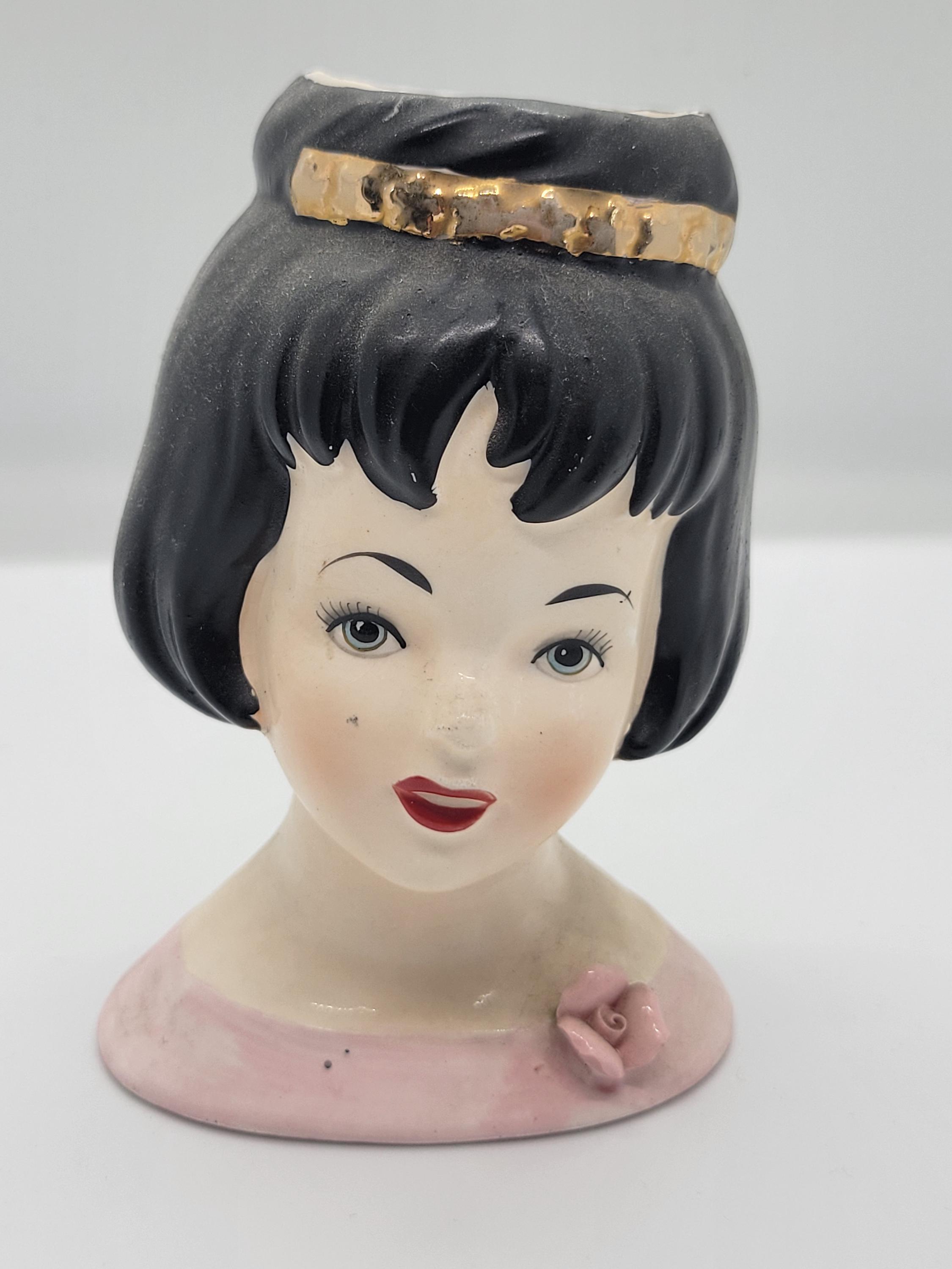 Black Woman Head Vase - Etsy