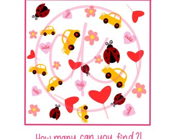 Valentine’s I Spy Worksheet