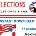 see more listings in the LABELS, Tags, Stickers  section