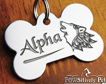 Custom Dog Tag: Deep Engraved Stainless Steel Pet ID