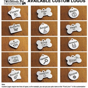 Stainless Steel Custom DEEP Engraved Pet ID Tags Personalized Front and Back Dog Tags for Dogs and Cats Bild 3