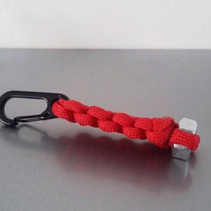 Keychain Paracord with bolts
