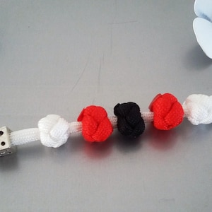 Keychain Paracord Ranger Perlen mit einer Perle &quot;Thema Casino, Poker&quot;