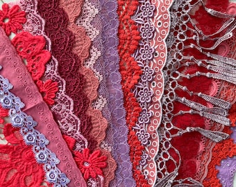 Vintage Klöppelspitze, Handarbeit, Unbenutzt, 82 