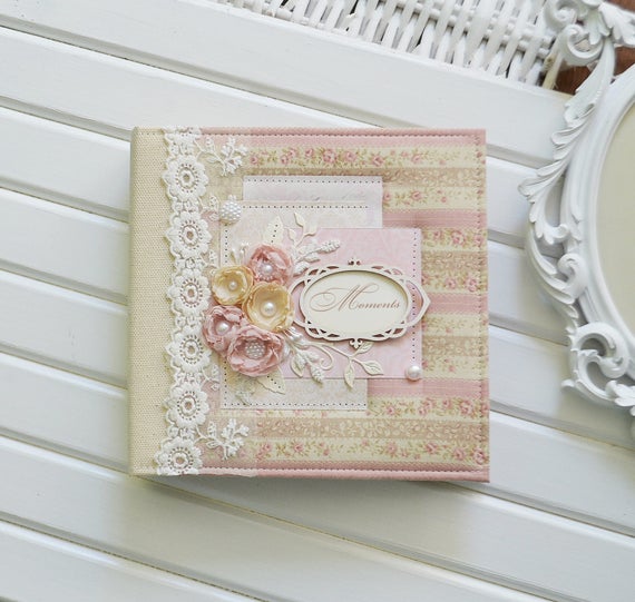 Personalised Baby Memory Book:Baby/'s 1st Year Scrapbook Photo Album 12x12 inches