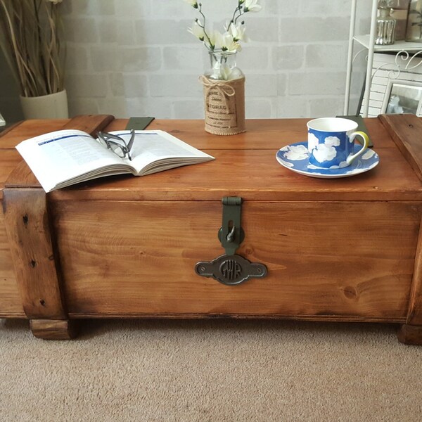 Chest Coffee Table Etsy