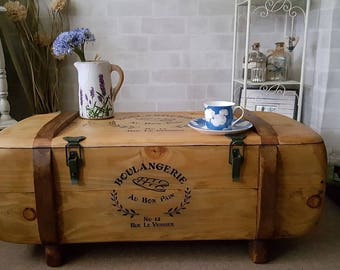 Industrial French Vintage Army Rustic Trunk Chest Coffee Table Blanket Box Tvst Industrial French Vintage Army Rustic Trunk Chest Coffee Table Blanket Box Tvst