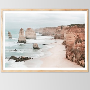 Twelve Apostles Print, Australia Coastal Print, Ocean Wall Art, Great Ocean Road Print