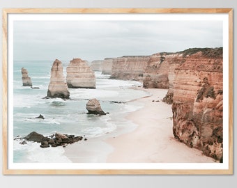 Twelve Apostles Print, Australia Coastal Print, Ocean Wall Art, Great Ocean Road Print