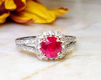 Ruby and Diamond ring.