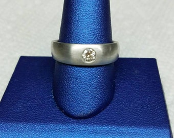 Alianza de boda de diamantes para hombre, anillo de compromiso para hombre, alianza de oro, anillo de promesa para hombre.