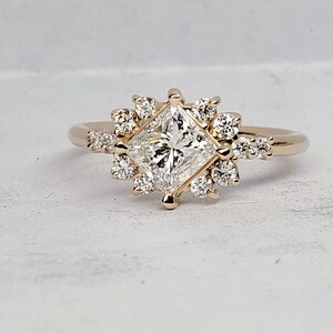 Princess cut diamond ring, Princess cut engagement ring, princess cut diamond engagement ring. image 7