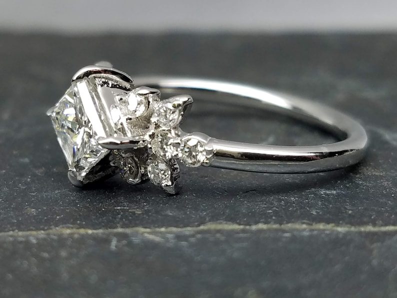 Princess cut diamond ring, Princess cut engagement ring, princess cut diamond engagement ring. image 3