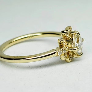 Princess cut diamond ring, Princess cut engagement ring, princess cut diamond engagement ring. image 10