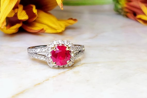 Ruby and Diamond ring.