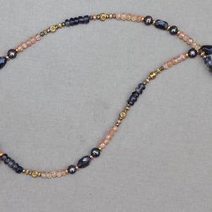 Citrine Freshwater Pearl Iolite Prairie Nunn Pendant Gold Necklace Handcrafted Sundance Style