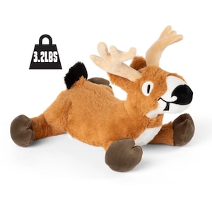 Weighted Deer Plush: 3.2 lb Sensory Stuffed Animal