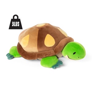Weighted Turtle Plush | 3 lb | Weighted Stuffed Animal | Turtle Plush | FREE SHIPPING