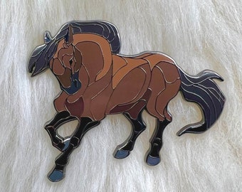 Horse Hard Enamel Pin | Horse Pin | Animal Pin |