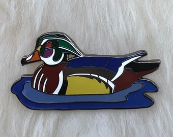 Wood Duck Hard Enamel Pin | Duck Pin | Bird Pin | Animal Pin |