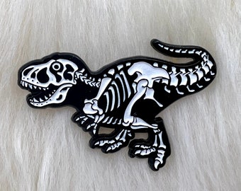 Tyrannosaurus Rex Soft Enamel Pin | Trex Pin | Dinosaur Pin | Fossil Pin