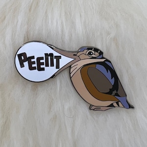 Timberdoodle Hard Enamel Pin | Timberdoodle Pin | American Woodcock Pin | Bird Pin | Animal Pin |