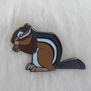 Chipmunk Hard Enamel Pin: Animal Pin