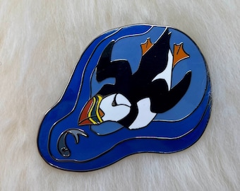 Atlantic Puffin Hard Enamel Pin | Puffin Pin | Bird Pin | Animal Pin